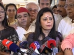 After the walkout, TMC MP Mahua Moitra said the entire opposition, all parties including the INC, SP, the DMK, the JMM, AAP, NC, the Left Parties, the Shiv Sena UPT have all walked out of the all-party meeting(X/PTI)