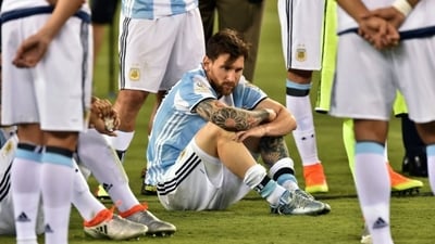 Lionel Messi once announced his international retirement after Argentina lost to Chile in the 2016 Copa America final. (X) Lionel Messi once announced his international retirement after Argentina lost to Chile in the 2016 Copa America final. (X)