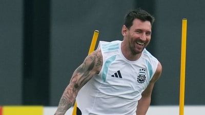 Lionel Messi needs a hat-trick on Sunday to win the Golden Boot. (AP Photo/Abbie Parr) Lionel Messi needs a hat-trick on Sunday to win the Golden Boot. (AP Photo/Abbie Parr)