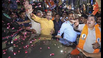 Despite some public sympathy for Uddhav Thackeray and the family connect with the Maratha population, it is clear that the regional party is unable to compete with the financial and administrative advantages that its rivals enjoy. (@ShivSenaUBT_X via PTI) Despite some public sympathy for Uddhav Thackeray and the family connect with the Maratha population, it is clear that the regional party is unable to compete with the financial and administrative advantages that its rivals enjoy. (@ShivSenaUBT_X via PTI)