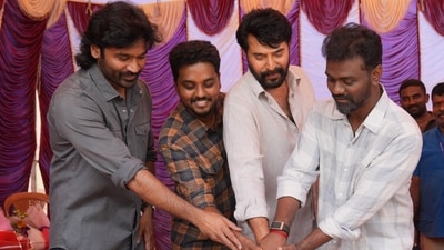 Dhanush and Mammootty celebrated their National Award wins together. Dhanush and Mammootty celebrated their National Award wins together.