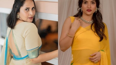 <p>టాలీవుడ్ టాలెంటెడ్ యాక్ట్రెస్ అనసూయ, సిరి హన్మంత్ ఇలా చీరకట్టులో మెరిశారు. వీళ్ల లేటెస్ట్ పిక్స్ తెగ వైరల్ గా మారాయి. </p> (instagram) <p>టాలీవుడ్ టాలెంటెడ్ యాక్ట్రెస్ అనసూయ, సిరి హన్మంత్ ఇలా చీరకట్టులో మెరిశారు. వీళ్ల లేటెస్ట్ పిక్స్ తెగ వైరల్ గా మారాయి. </p> (instagram)