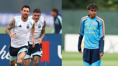Lionel Messi for Argentina and Lamine Yamal for Spain. (Reuters, AFP) Lionel Messi for Argentina and Lamine Yamal for Spain. (Reuters, AFP)