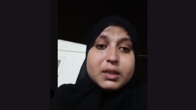 The woman, identified as Shabnam Begum, a resident of Pahadi Shareef, Hyderabad. The woman, identified as Shabnam Begum, a resident of Pahadi Shareef, Hyderabad.