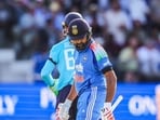 Rohit Sharma scored a century against England in the Lord's ODI.