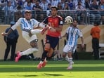 Argentina vs Spain in the FIFA World Cup 2026 final.