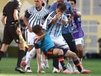 Leandro Paredes clashed with Gavi during the 2026 World Cup final.