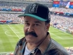 Mohanlal watches FIFA 2026 World Cup finals at MetLife Stadium in New Jersey.