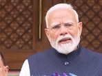 PM Modi speaking outside the Parliament ahead of the Monsoon Session.