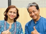 Sonam Wangchuk and his wife, Gitanjali J Angmo, who is also the co-founder of HIAL.