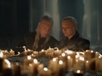 Matt Smith and Emma D'Arcy in House of the Dragon season 3.