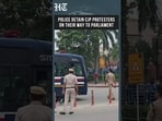 Police Detain CJP Protesters as They March Towards Parliament in Delhi
