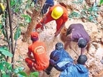 The rescue teams have retrieved five bodies, while four others are still under the debris.
