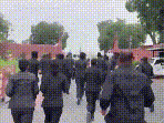 Security personnel rushing to secure Parliament complex amid CJP's plan to march to the premises on Monday