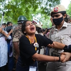 The CJP's Chalo Sansad march ended in lathi charge, tear gas and a dismantled protest site.