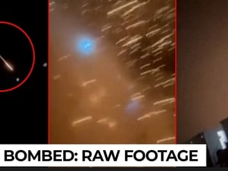 Iran strikes back hard:Exact moment deadly missiles obliterate US base in Jordan