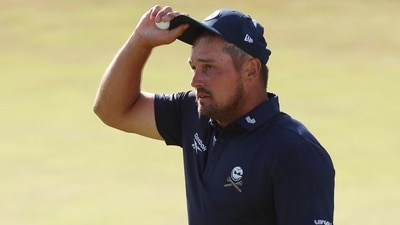 Bryson DeChambeau aimed to involve Trump, a close associate, for assistance following a controversial penalty at The Open. (REUTERS)