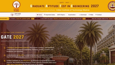 GATE 2027: IIT Madras announced exam dates, registration to begin on August 14 at gate2027.iitm.ac.in GATE 2027: IIT Madras announced exam dates, registration to begin on August 14 at gate2027.iitm.ac.in