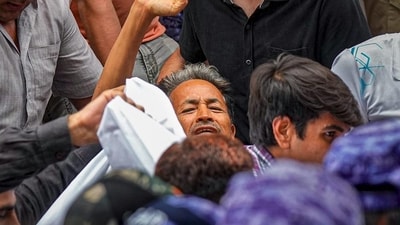 Delhi Police on Saturday admitted Sonam Wangchuk to hospital. (PTI) Delhi Police on Saturday admitted Sonam Wangchuk to hospital. (PTI)