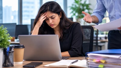 Employee seeks advice after hybrid work request. (Representative Image) Employee seeks advice after hybrid work request. (Representative Image)
