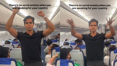 The passenger urged fellow travellers to visit Jantar Mantar. (Instagram/@akshay.sonawane_) The passenger urged fellow travellers to visit Jantar Mantar. (Instagram/@akshay.sonawane_)