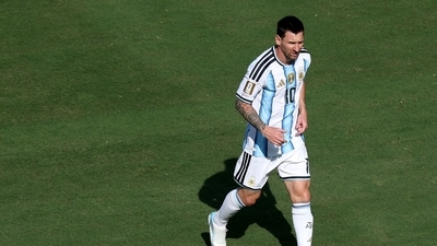 Lionel Messi during the World Cup final. (Getty Images via AFP) Lionel Messi during the World Cup final. (Getty Images via AFP)