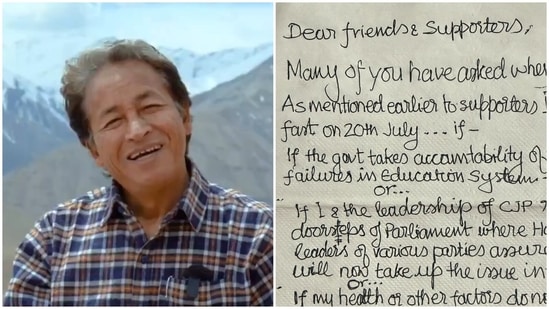'Will end fast if...': Sonam Wangchuk announces big terms ahead of CJP Parliament march today