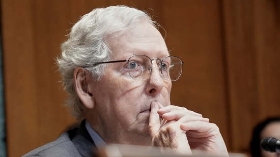 Senator Mitch McConnell's aide declined to answer questions about releasing a video statement amid health speculation