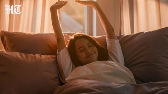 10-minute morning Yoga stretch in bed to make you feel energized and younger