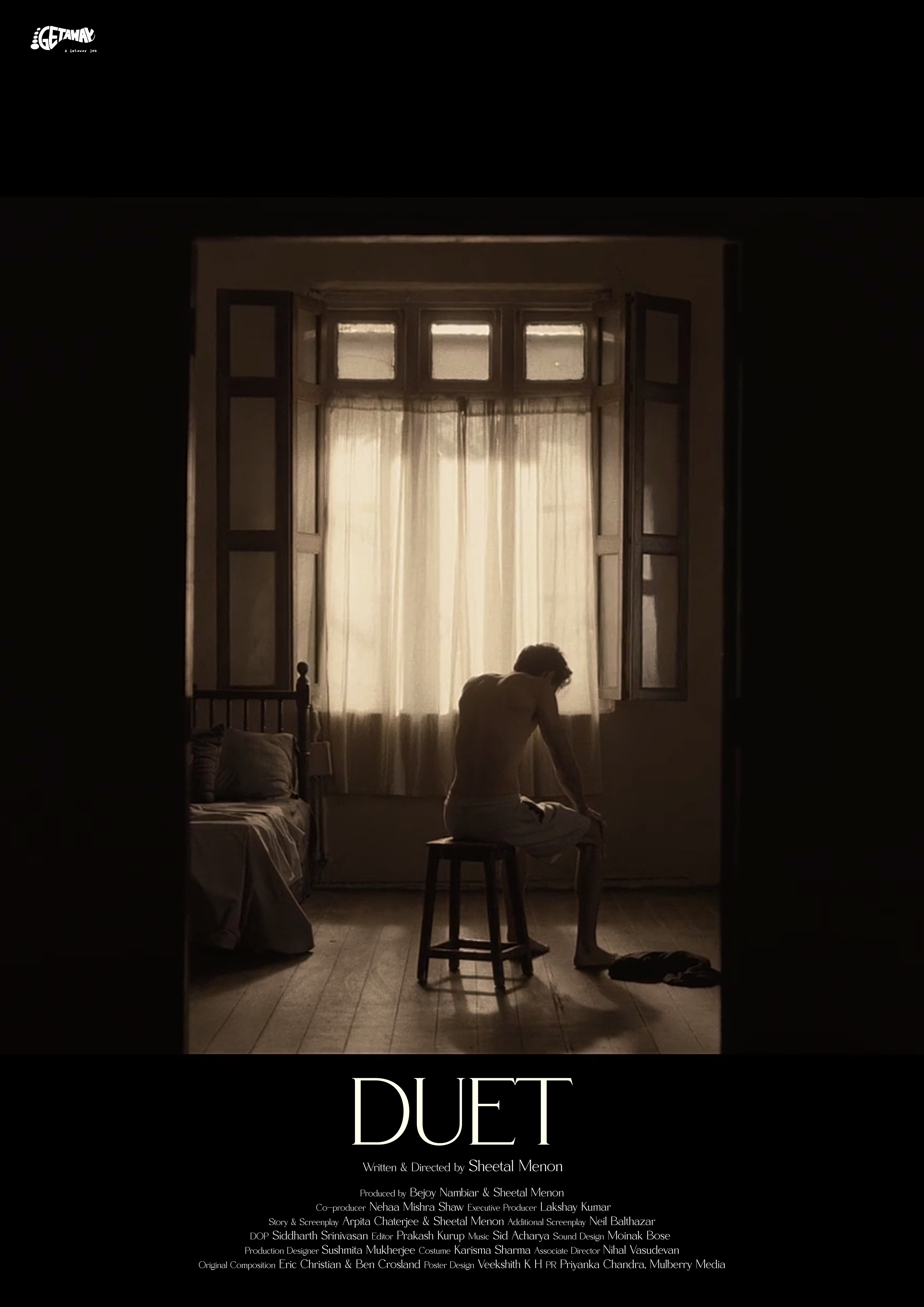 A poster of the short film, Duet. A poster of the short film, Duet.