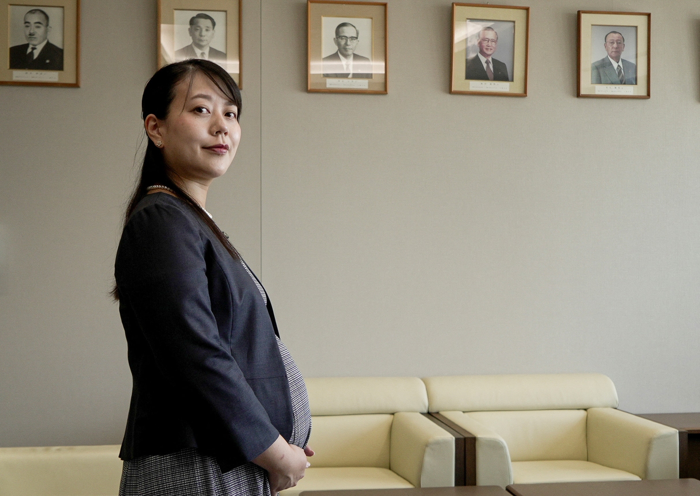 Yawata city mayor Shoko Kawata said that the town's residents were proud of her for starting a family while in office. (File/REUTERS)