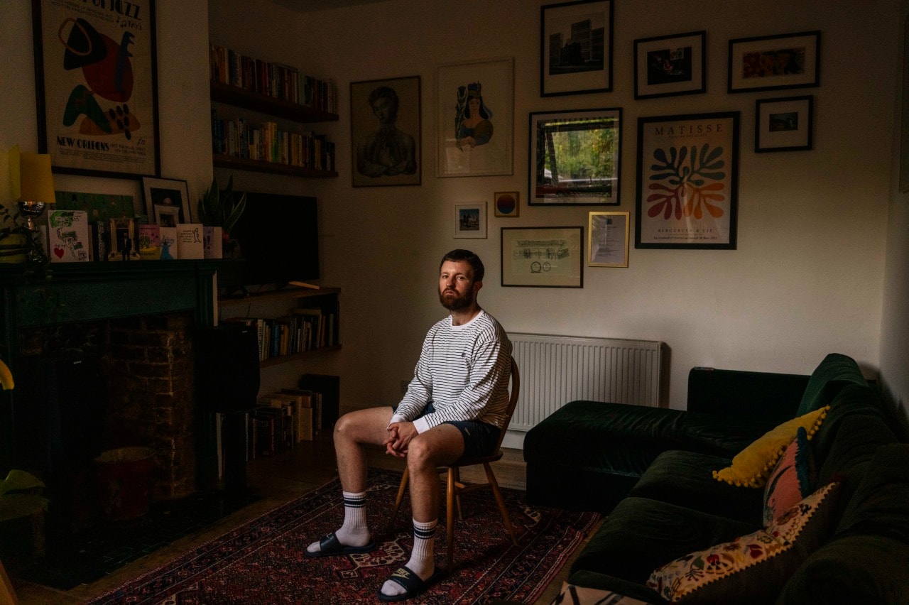 Nye Jones grew up in the city and expected to own his own home by the time he was 34, but he is still renting. Nye Jones grew up in the city and expected to own his own home by the time he was 34, but he is still renting.
