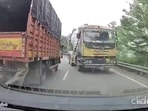 The Hyderabad professor was driving on a one-way road when a truck appeared in front of him.
