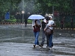 Weather report today: Delhi saw a brief respite on Monday after days of humid temperatures.