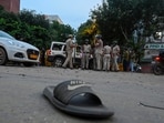A view of the Outer Circle near Regal Cinema in Connaught Place following the Cockroach Janata Party (CJP) protest on Monday.