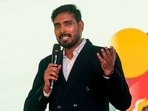 Former table tennis player Sharath Kamal addresses the kit unveiling and send-off ceremony for Team India hosted by the Indian Olympic Association (IOA) ahead of the Commonwealth Games 2026