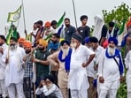Farmers from various organisations march towards Delhi to participate in the Kisan Mahapanchayat against the proposed India-US trade deal, at the Shambhu Border, in Ambala district, Haryana, Tuesday, July 21, 2026.
