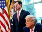 Frank Bisignano, the head of the IRS and the Social Security Administration, in the Oval Office last year.