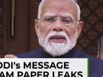 PM Modi's message on exam paper leaks to NDA lawmakers