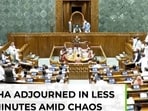 Lok Sabha adjourned in less than 2 min amid opposition protest over CJP march