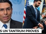 On camera, Israel ambassador has historic meltdown in New York