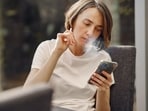 Vaping can affect how the skin heals from within, shares Dr Sood. (Pexel)