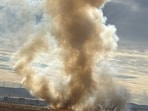 A fire broke out in Tracy, California today near where the Medline warehouse fire was reported on June 11.