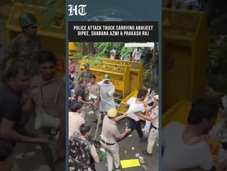 Police Stop Truck Carrying Abhijeet Dipke, Shabana Azmi & Prakash Raj During Major Protest