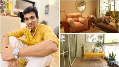 Pratik Gandhi opens up about his meaningful home full of memories and art. (YouTube/@FarahKhan) Pratik Gandhi opens up about his meaningful home full of memories and art. (YouTube/@FarahKhan)