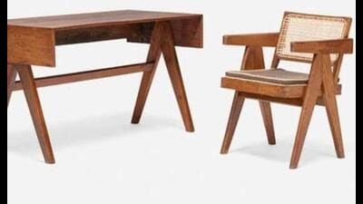 A similar diplomatic intervention in Paris last month had led to the withdrawal of two chairs, designed by Swiss-French architect Pierre Jeanneret, the cousin of Le Corbusier, who was instrumental in shaping Chandigarh, from an auction. (HT File) A similar diplomatic intervention in Paris last month had led to the withdrawal of two chairs, designed by Swiss-French architect Pierre Jeanneret, the cousin of Le Corbusier, who was instrumental in shaping Chandigarh, from an auction. (HT File)