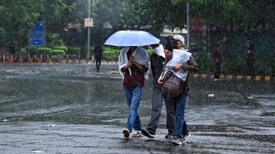 Today's weather report: Delhi saw a brief respite on Monday after days of humid temperatures. (that I) Today's weather report: Delhi saw a brief respite on Monday after days of humid temperatures. (that I)