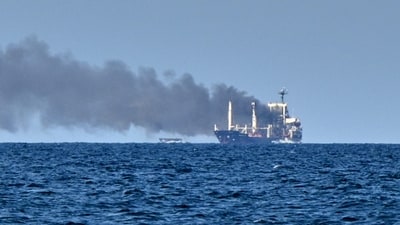 India had on Monday condemned the attack on the Guinea Bissau-flagged merchant vessel.