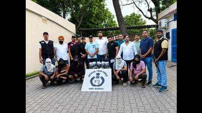 According to the STF, Vikas is associated with the Lawrence Bishnoi gang and was working on instructions from his foreign-based handlers. (HT Photo) According to the STF, Vikas is associated with the Lawrence Bishnoi gang and was working on instructions from his foreign-based handlers. (HT Photo)