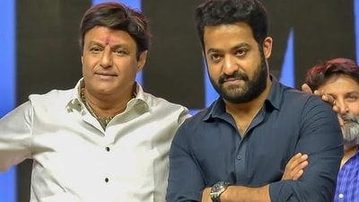 Actor-politician Nandamuri Balakrishna is Jr NTR's uncle. Actor-politician Nandamuri Balakrishna is Jr NTR's uncle.